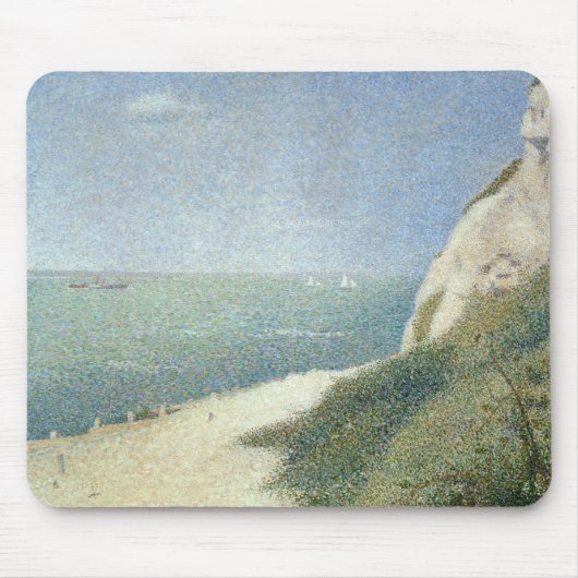 Bas Butin、HonfleのゲオルゲスピエールSeurat |のビーチ マウスパッド (正面)