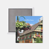 Bas-Rhin，フランス マグネット (正面/裏面)