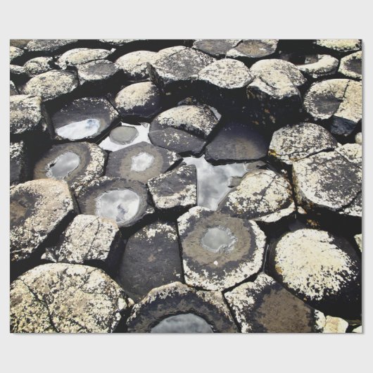 Basalt Formations Giant’s Causeway ラッピングペーパー (フラット)