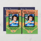 Basballカードのパーソナライズ ポストカード (正面/裏面)