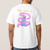 Baschfireの子馬のTシャツ Tシャツ (裏面)