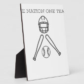 Base BAll... 1つの国ワンチーム。 フォトプラーク (側面)