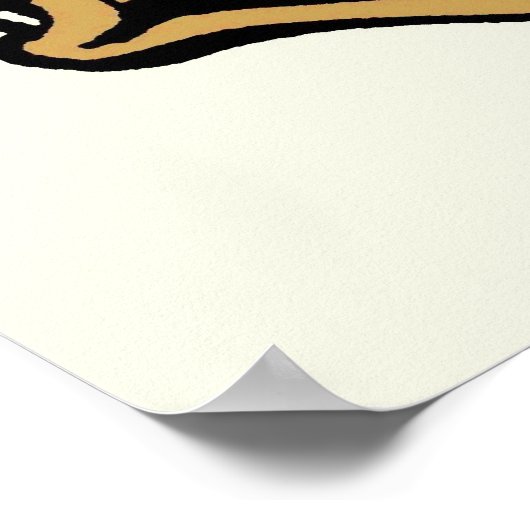 Base Ball & Glove Poster ポスター (角)