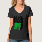 Base Jumping Extreme Sport Parachute Tシャツ (正面)