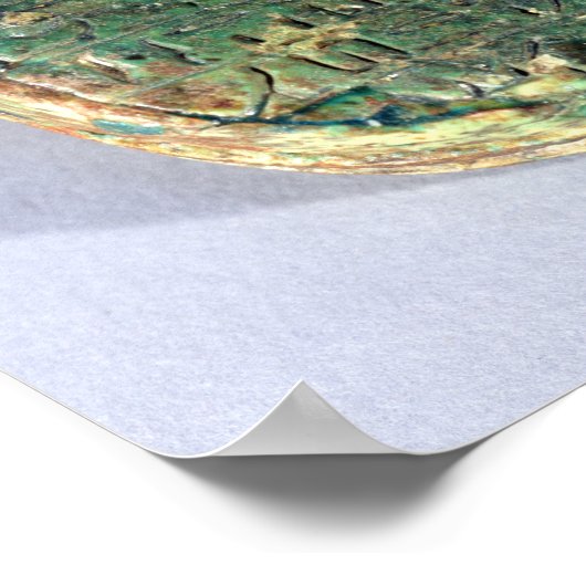 Base of a marriage scarab of Amenhotep III ポスター (角)