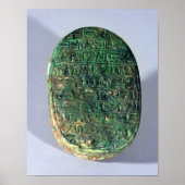 Base of a marriage scarab of Amenhotep III ポスター (正面)