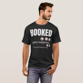 Baseballママは毎週末予約済み Tシャツ (正面フル)