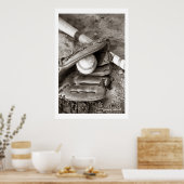 Baseball1 Poster Print ポスター (キッチン)