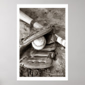 Baseball1 Poster Print ポスター (正面)