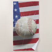 Baseball ビーチタオル (正面)