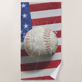 Baseball ビーチタオル