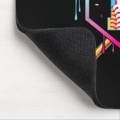 Baseball 11 Year Old Ice Cream Drip 11th Birthday  マウスパッド (コーナー)