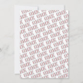 Baseball 1st Birthday Teddy Bear Little Slugger 招待状 (裏面)