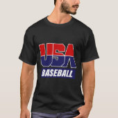 Baseball 2024 Usa  Tシャツ (正面)
