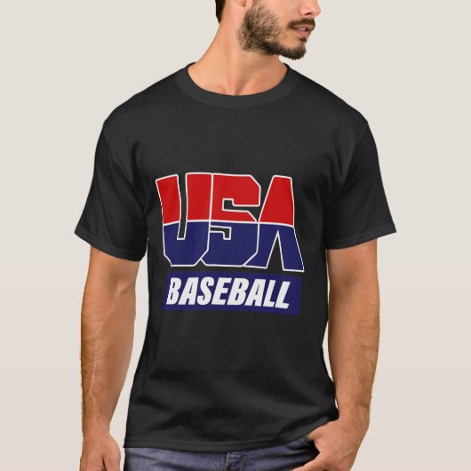 Baseball 2024 Usa  Tシャツ (正面)