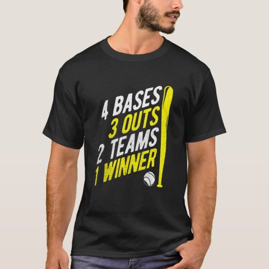 Baseball 3 tシャツ (正面)