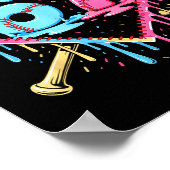 Baseball 67 Ice Cream Drip Funny Six Seven Meme Bo ポスター (角)