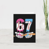 Baseball 67 Ice Cream Drip Six Seven Boys Funny Me カード (正面)