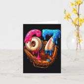 Baseball 67 Six Seven Funny 6 7 Meme Gen Alpha Mem カード (黄色い花)