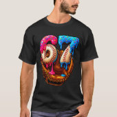 Baseball 67 Six Seven Funny 6 7 Meme Gen Alpha Mem Tシャツ (正面)
