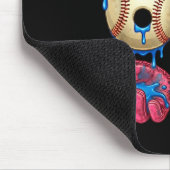 Baseball 67 Six Seven Funny Gen Alpha Meme Drip  マウスパッド (コーナー)