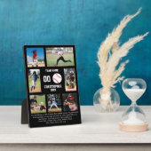 Baseball 7 photo collage team name フォトプラーク (側面)