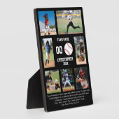 Baseball 7 photo collage team name フォトプラーク (側面)