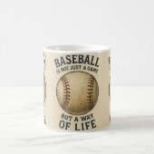 Baseball, a way of life! コーヒーマグカップ (中央)