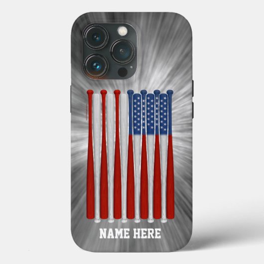 Baseball America (USA) Case-Mate iPhone Case iPhoneケース (裏面)