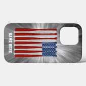 Baseball America (USA) Case-Mate iPhone Case iPhoneケース (裏面 (横))