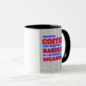 Baseball and Coffee in Oklahoma  マグカップ (正面右)