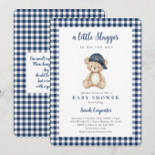 Baseball Baby Shower Boy Invitation 招待状 (正面/裏面)