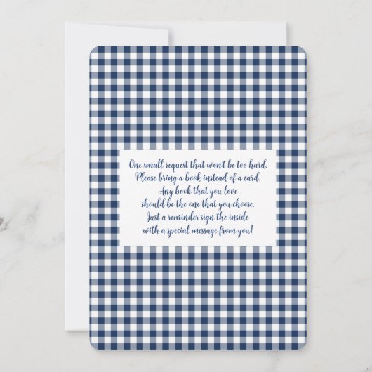 Baseball Baby Shower Boy Invitation 招待状 (裏面)