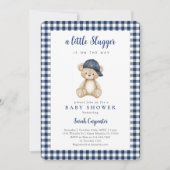 Baseball Baby Shower Boy Invitation 招待状 (正面)