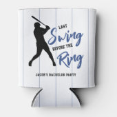 Baseball Bachelor Party Last Swing Before the Ring 缶クーラー (正面)