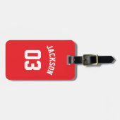 Baseball Bag Tag ラゲッジタグ (正面横)