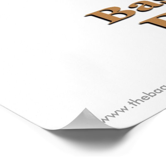 Baseball Bagel ポスター (角)