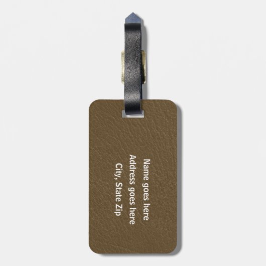 Baseball - Ball and Player silhouette Name Address ラゲッジタグ (裏面縦)