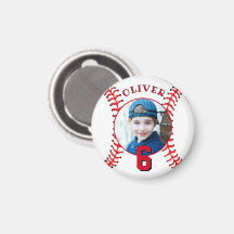 Baseball Ball Kids Birthday Photo