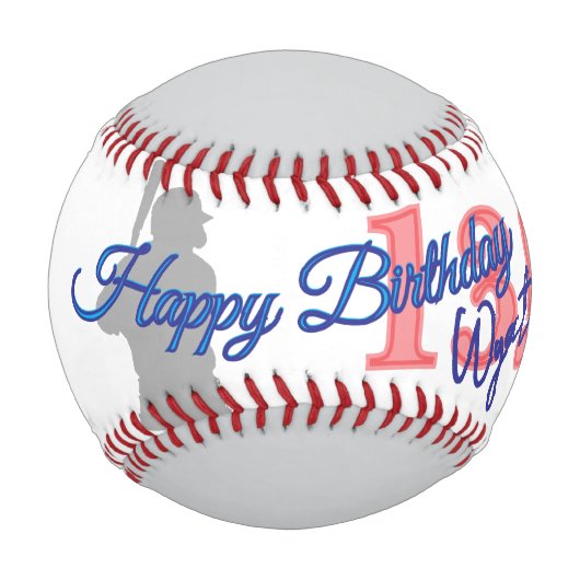 Baseball Birthday  野球ボール (正面)