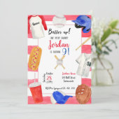 Baseball Birthday Invitation, Baseball Invitation 招待状 (スタンド正面)