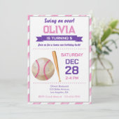 Baseball Birthday Party 招待状 (スタンド正面)