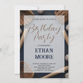 Baseball Birthday Party for Adults 招待状 (正面)