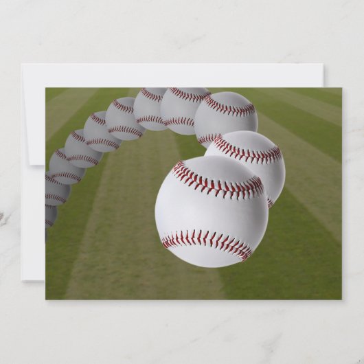 Baseball Birthday! PARTY INVITATION 招待状 (裏面)