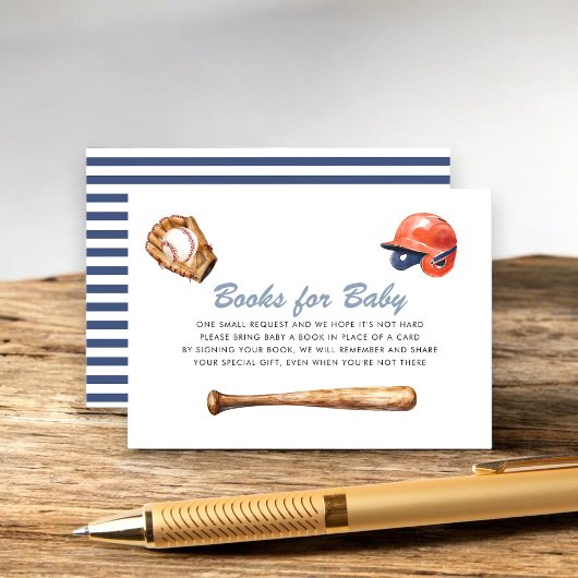 Baseball Books for Baby Card エンクロージャーカード