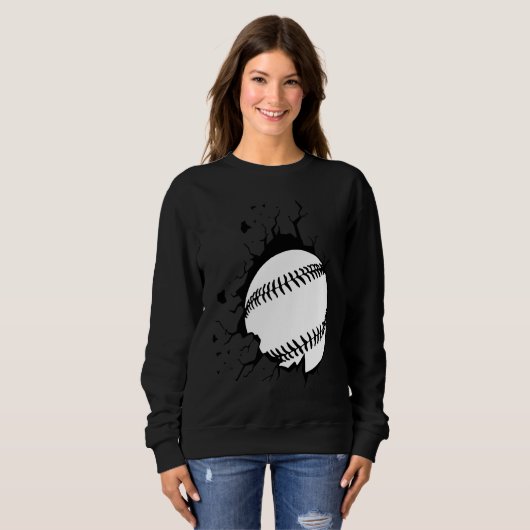 Baseball breakthrough for baseball players スウェットシャツ (正面フル)