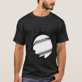 Baseball breakthrough for baseball players tシャツ (正面)