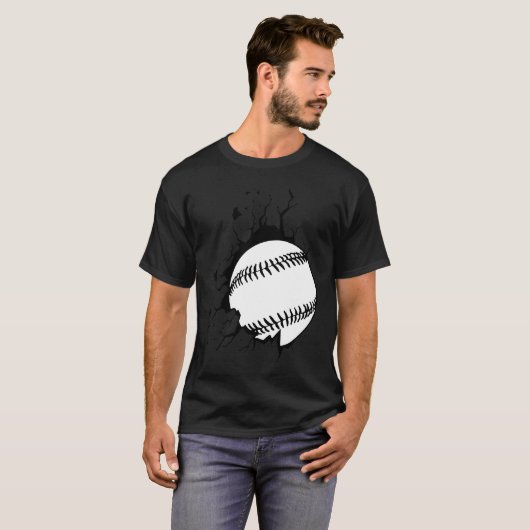 Baseball breakthrough for baseball players tシャツ (正面フル)