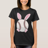 Baseball Bunny Ears Eggs Costume Easter Day Boys M Tシャツ (正面)
