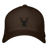 Baseball Cap Deer "Hunter" / Baseball Kappe Hirsch 刺繍入りキャップ (正面)